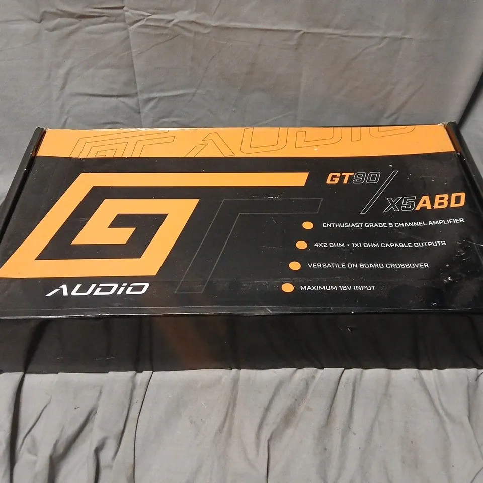 BOXED GT90/X5 ABD CLASS AB/D 5 CH POWER AMPLIFIER