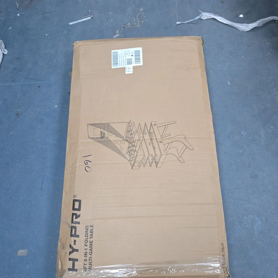 HP-PRO 4FT 8-IN-1 FOLDING MULTI GAME TABLE - COLLECTION ONLY