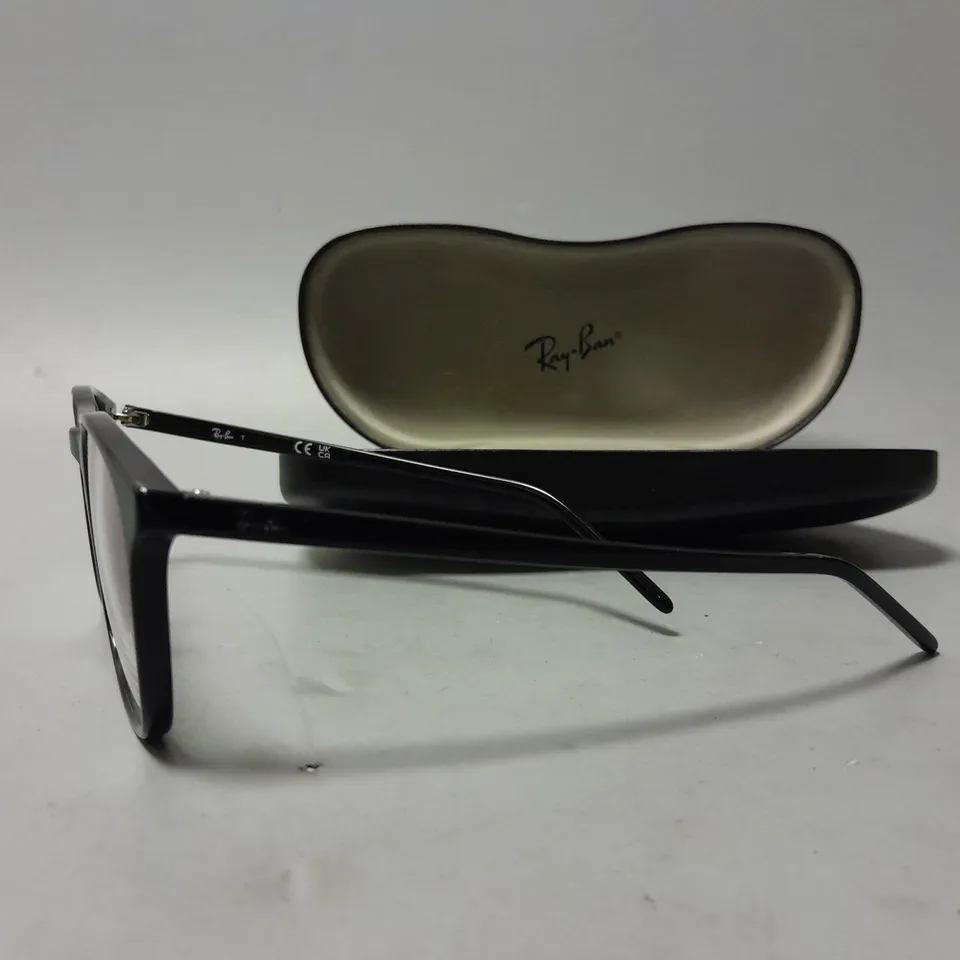 RAY-BAN ELLIOT RB 5397 2000 PRESCRIPTION GLASSES IN BLACK WITH CASE