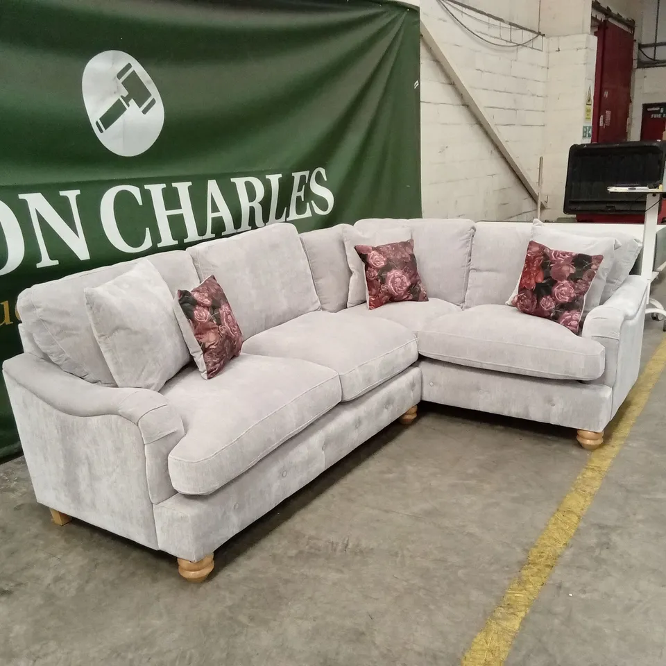 MILLIE FABRIC RIGHT HAND DOUBLE ARM CORNER GROUP RRP £2199