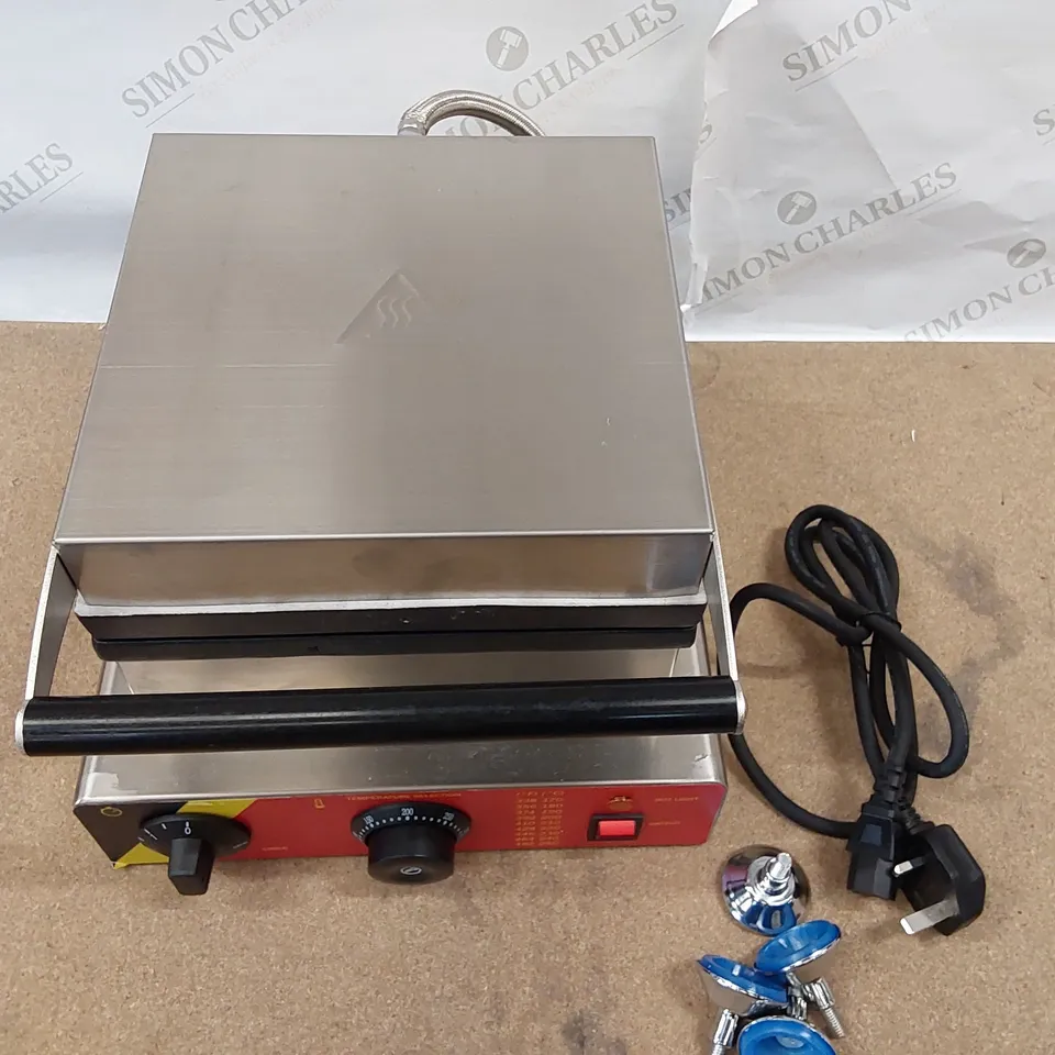 BOXED COMMERCIAL WAFFLE MAKER (1 BOX)