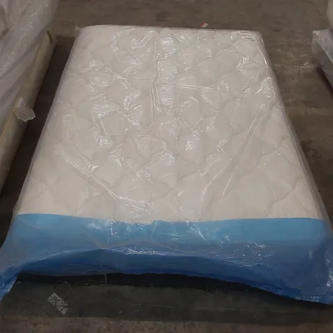 BAGGED DESIGNER DOUBLE 135cm AIRSPRUNG LUXURY QUILTED MEDIUM MATTRESS