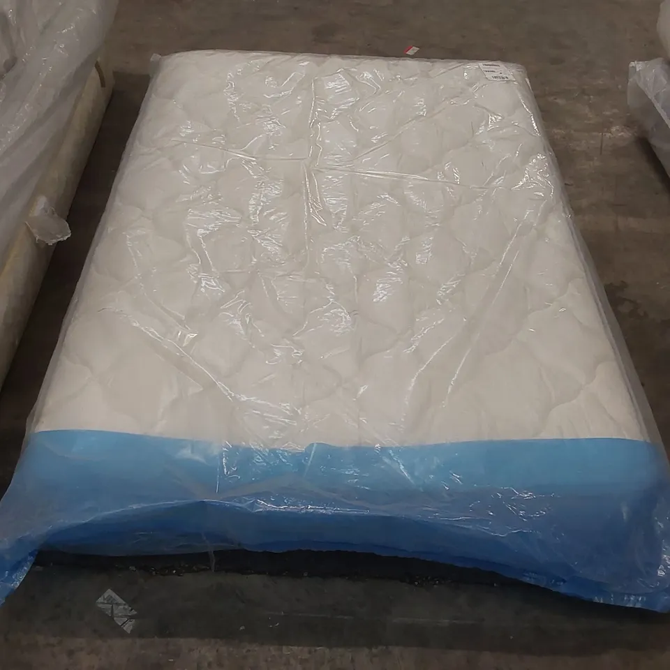 BAGGED DESIGNER DOUBLE 135cm AIRSPRUNG LUXURY QUILTED MEDIUM MATTRESS RRP £229