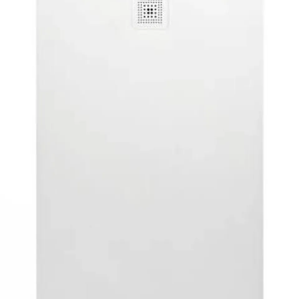 BOXED LAUFEN PRO SHOWER TRAY, MADE OF MARBOND COMPOSITE MATERIAL, RECTANGULAR, OUTLET AT SHORT SIDE