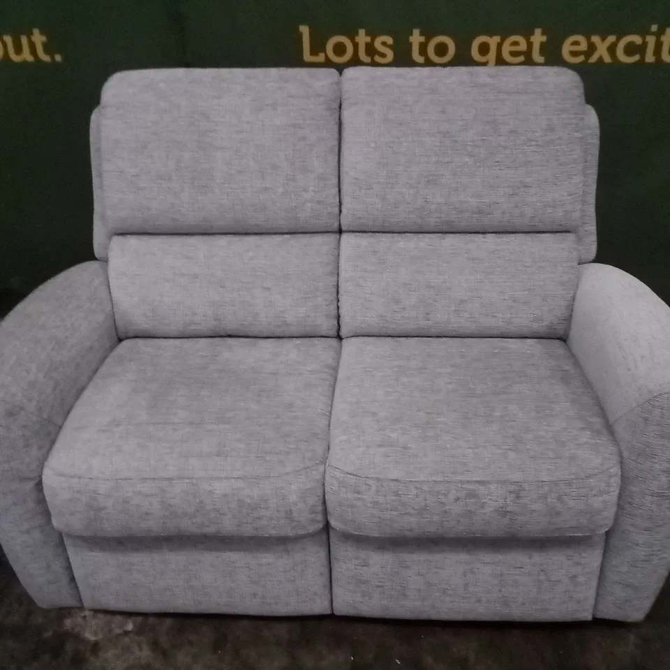 DESIGNER G PLAN MADE HAMILTON FARROW ICE 2 SEATER SOFA AND ELECTRIC RECLINING ARMCHAIR