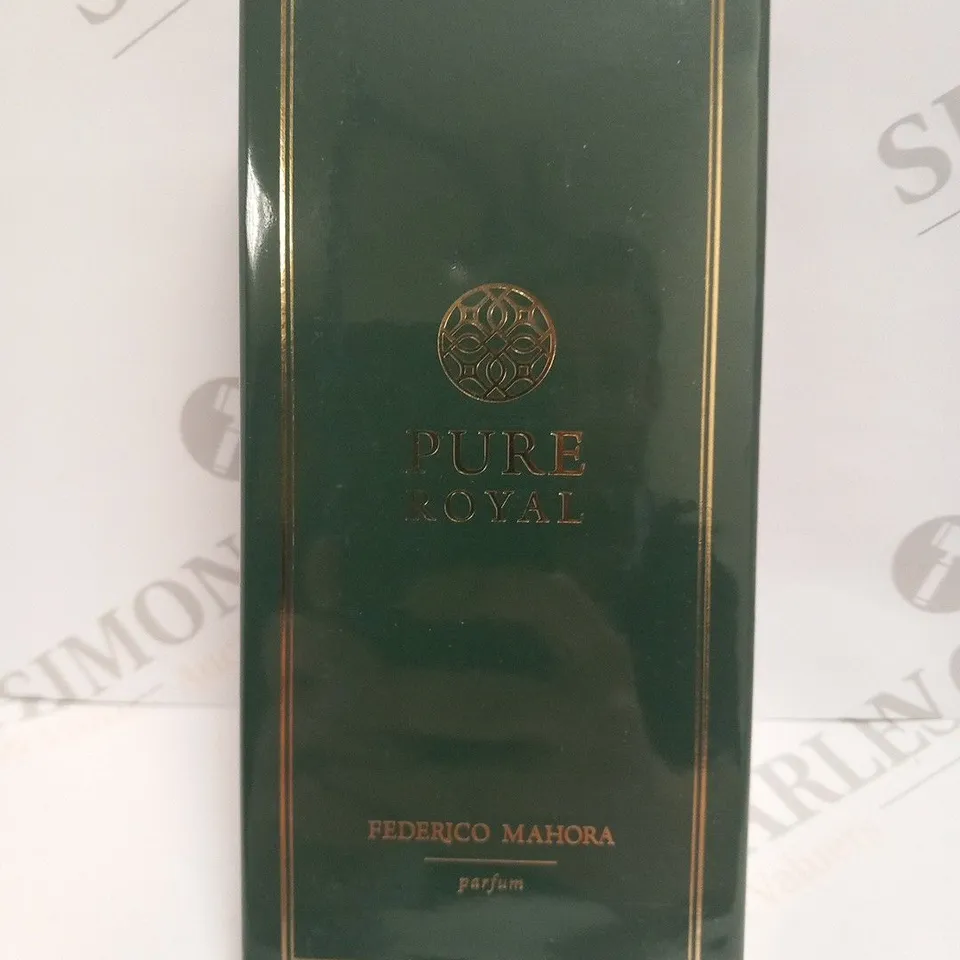 BOXED AND SEALED FEDERICO MAHORA PURE ROYAL PARFUM 50ML