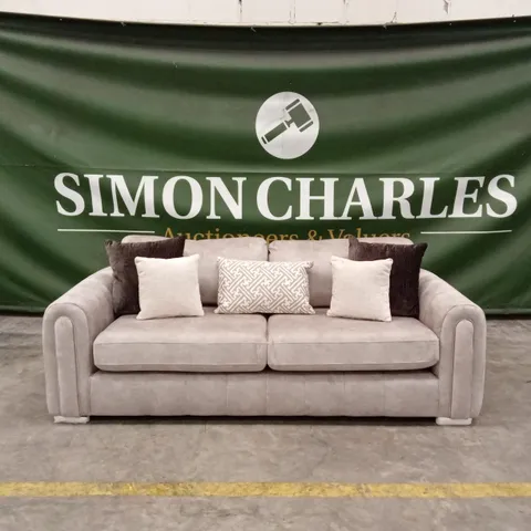 AMARA 3 SEATER SOFA - STONE