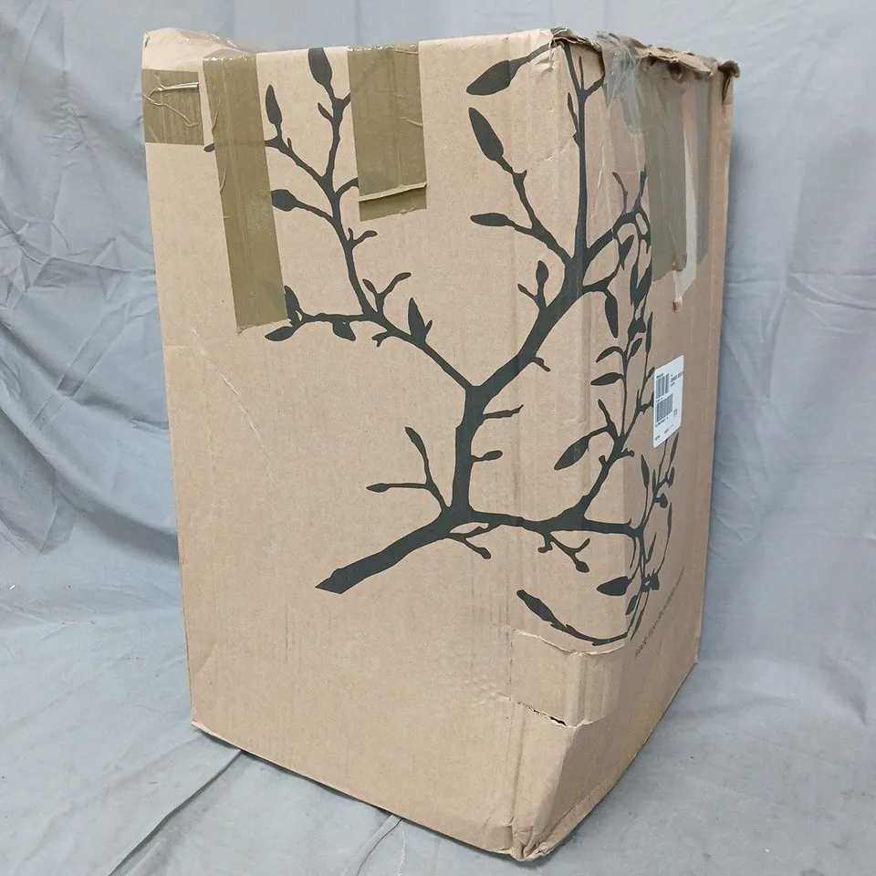 BOXED GRUMPY GARDENER FAUX CERAMIC BIRDBATH