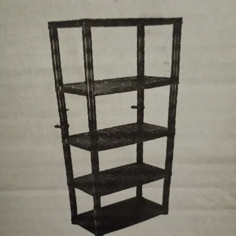 BOXED PLASTIC SHELF