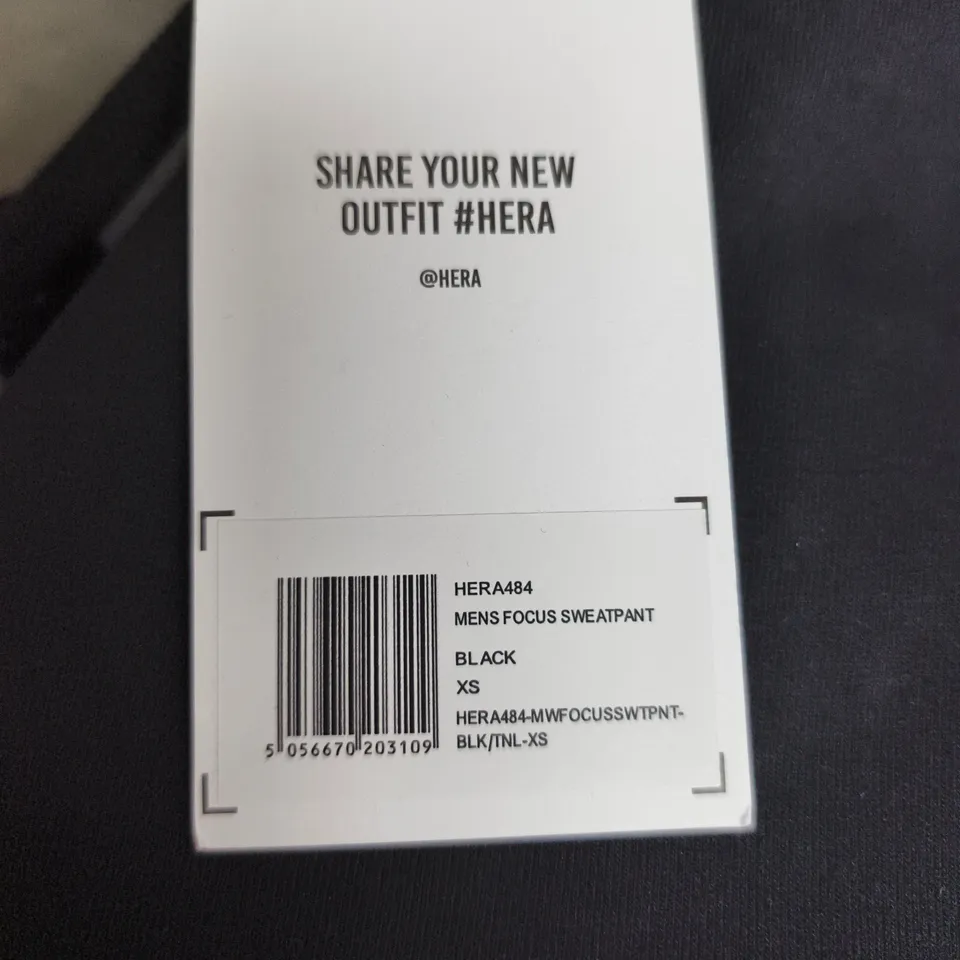 HERA MEN'S FOCUS SWEATPANTS – BLACK, XS