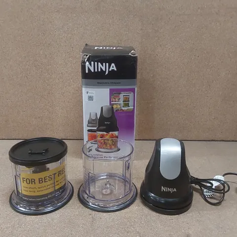 BOXED NINJA NJ1002UKBK 30 STACKABLE CHOPPER
