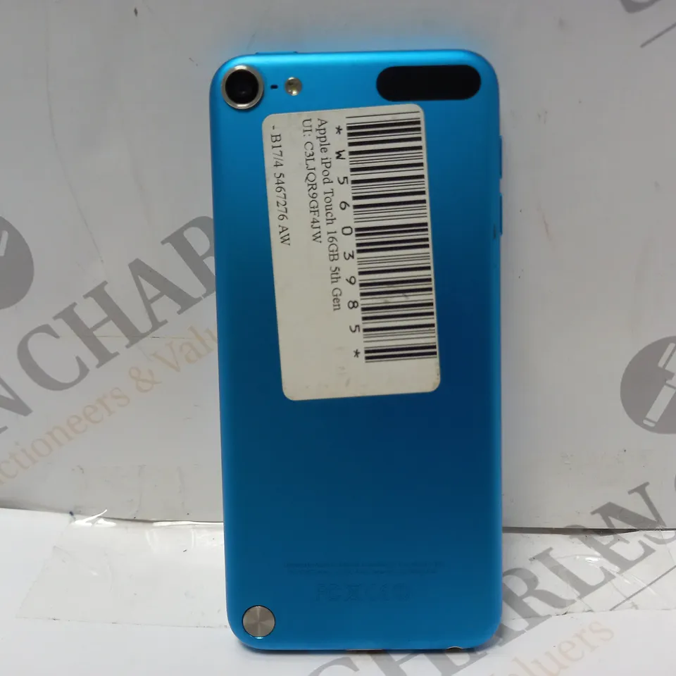 APPLE IPOD TOUCH 5TH GEN - SKY BLUE