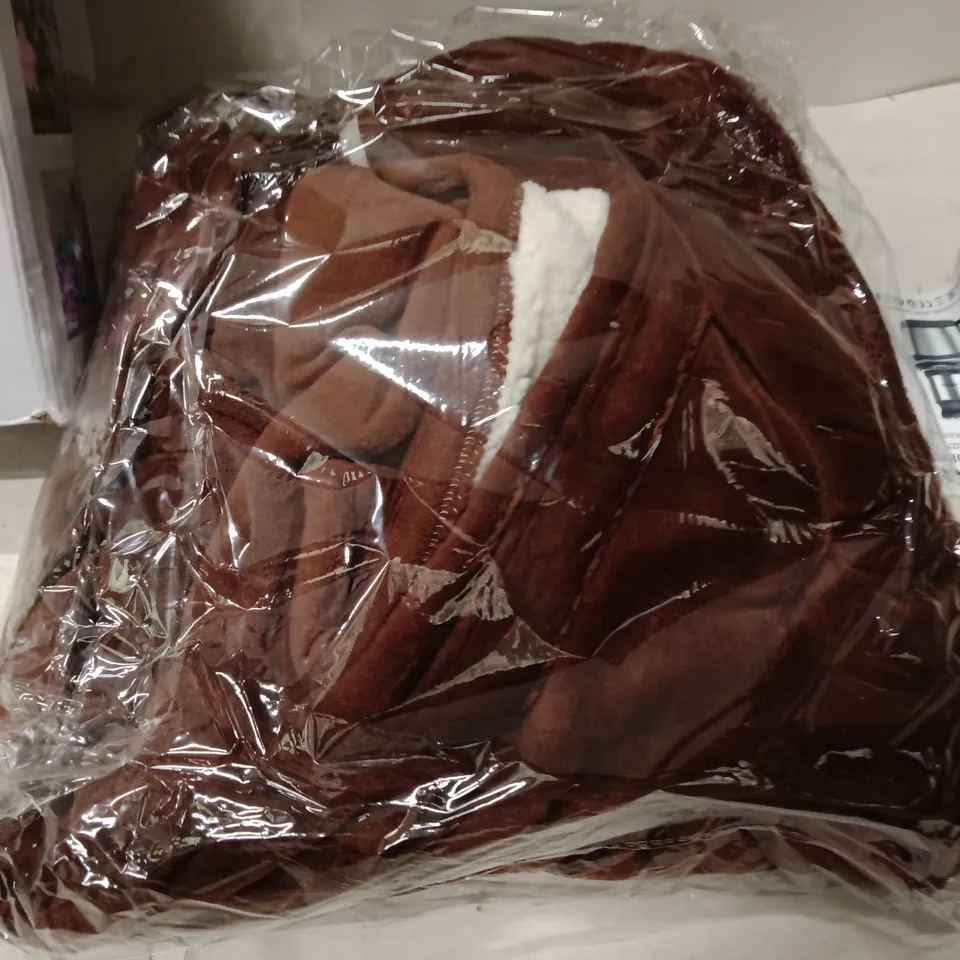 COTTON KING HOODED BLANKET – SO SOFT, ONE SIZE (BOXED)