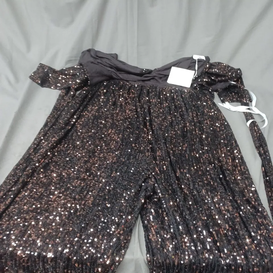 SERAPHINE LUXE SEQUINED MATERNITY JUMP SUIT - 16
