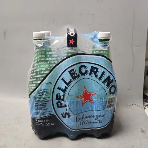 SAN PELLEGRINO SPARKLING NATURAL MINERAL WATER 6X1L