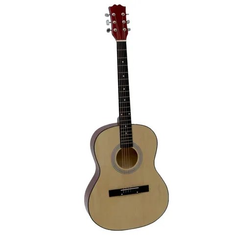 39" FULL SIZE 4/4 6 STRING STEEL STRUNG ACOUSTIC GUITAR