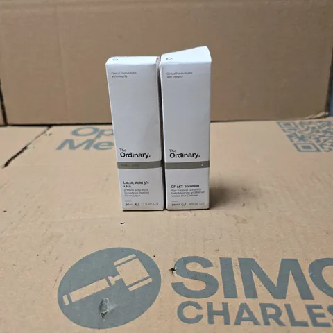 2 X THE ORDINARY 30ML PRODUCTS TO INCLUDE GF 15% SOLUTION 