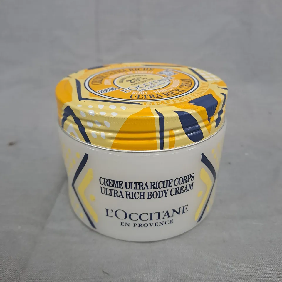 L'OCCITANE EN PROVENCE CREME ULTRA RICH BODY CREAM – TIN