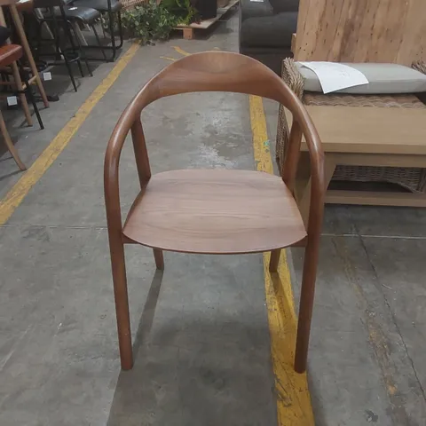 COPENHAGEN DINING CHAIR - WALNUT BOW BACK