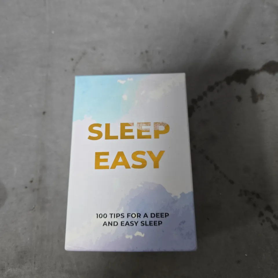 SLEEP EASY – 100 TIPS FOR A DEEP AND EASY SLEEP (GIFT REPUBLIC)