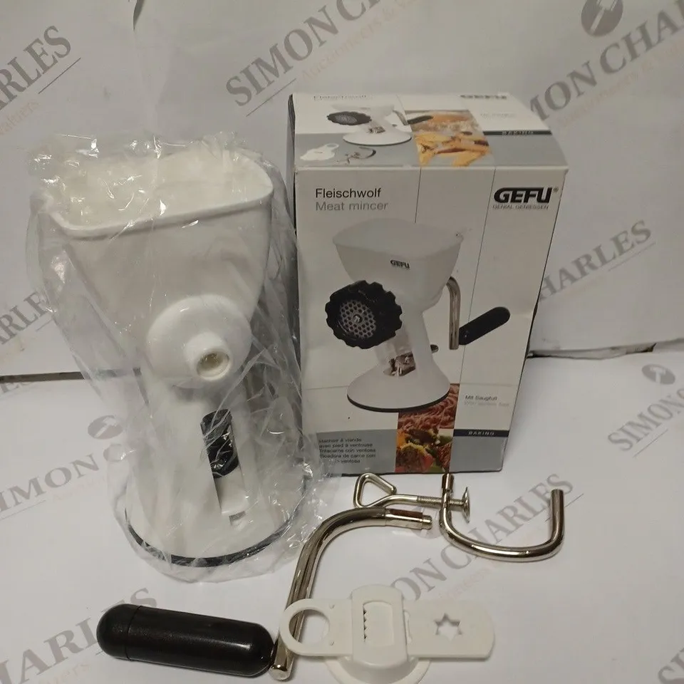 BOXED GEFU MANUAL MEAT MINCER 