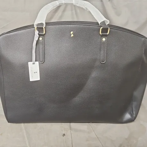 STACKERS BLACK LEATHER BAG 