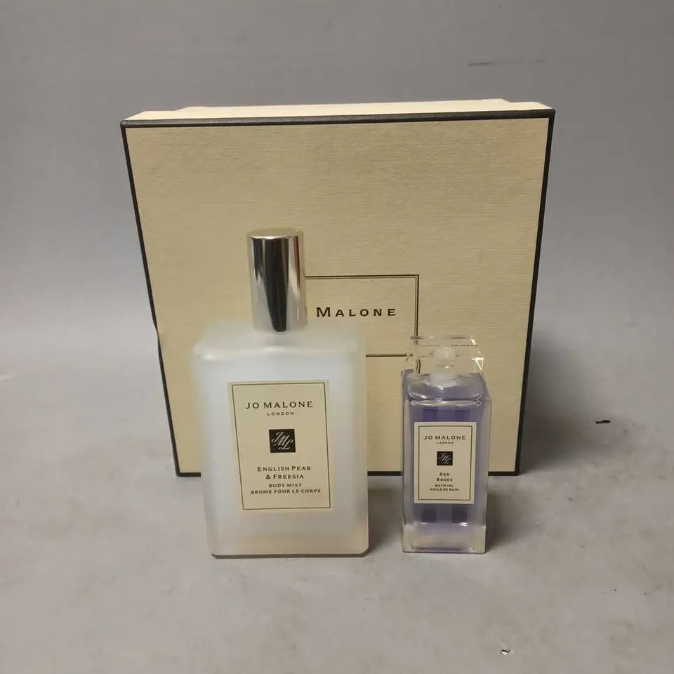 BOXED JO MALONE BODY MIST & BATH OIL SET