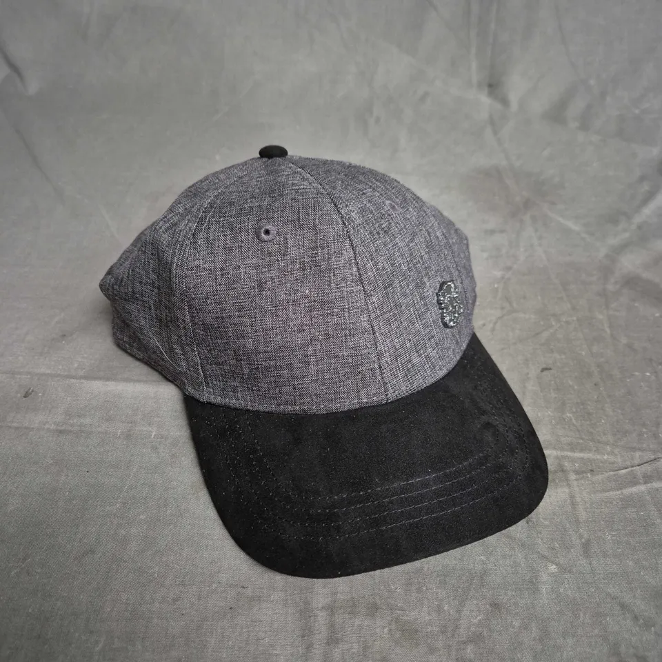 LEYTON ORIENT CHAMBRAY CAP IN GREY 
