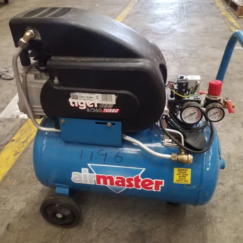 AIRMASTER TIGER 8/260 7CFM 24 LITRE 2HP AIR COMPRESSOR (230V)