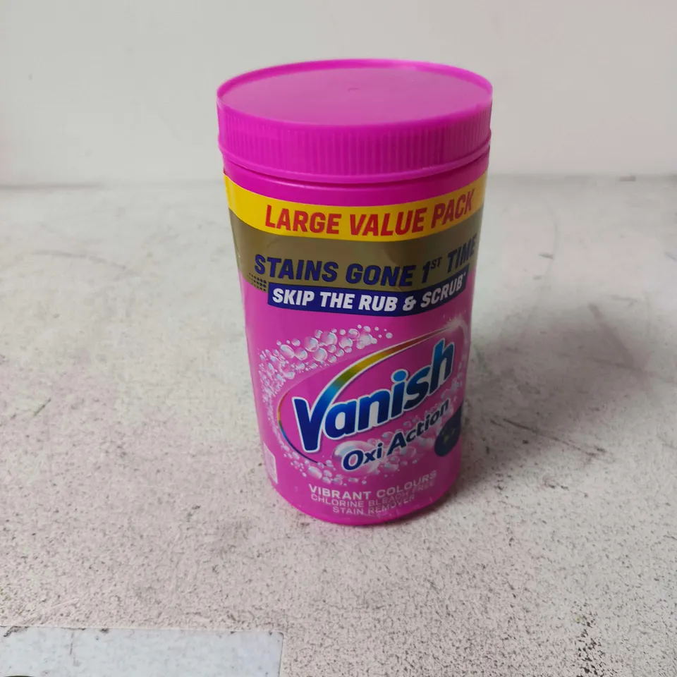 BOX OF APPROXIMATELY 20 ASSORTED ITEMS TO INCLUDE: VANISH OXI ACTION