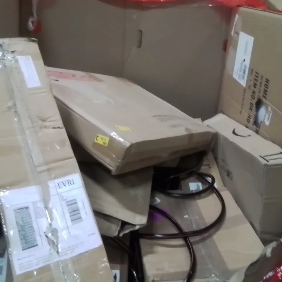 PALLET OF ASSORTED HOUSEHOLD GOODS AND PRODUCTS TO INCLUDE;RETRACTABLE SAFETY GATE,TRAMPOLINE,PHOTO FRAME