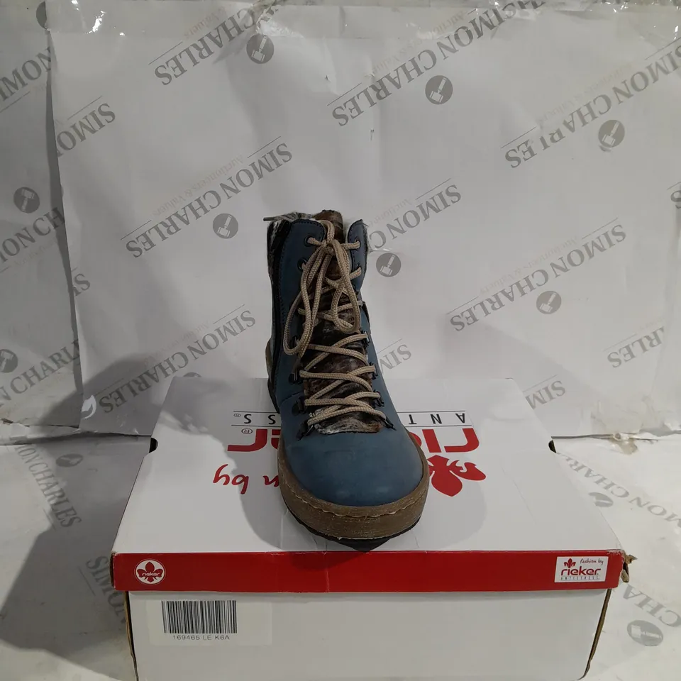 RIEKER LACE UP ANKLE BOOT 6.5