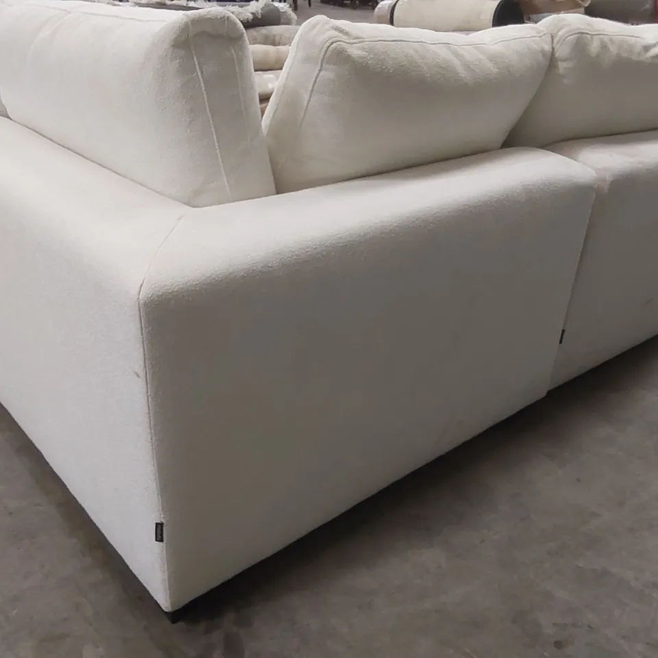QUALITY DESIGNER MODSOFA FABRIC UPHOLSTERED CORNER SOFA