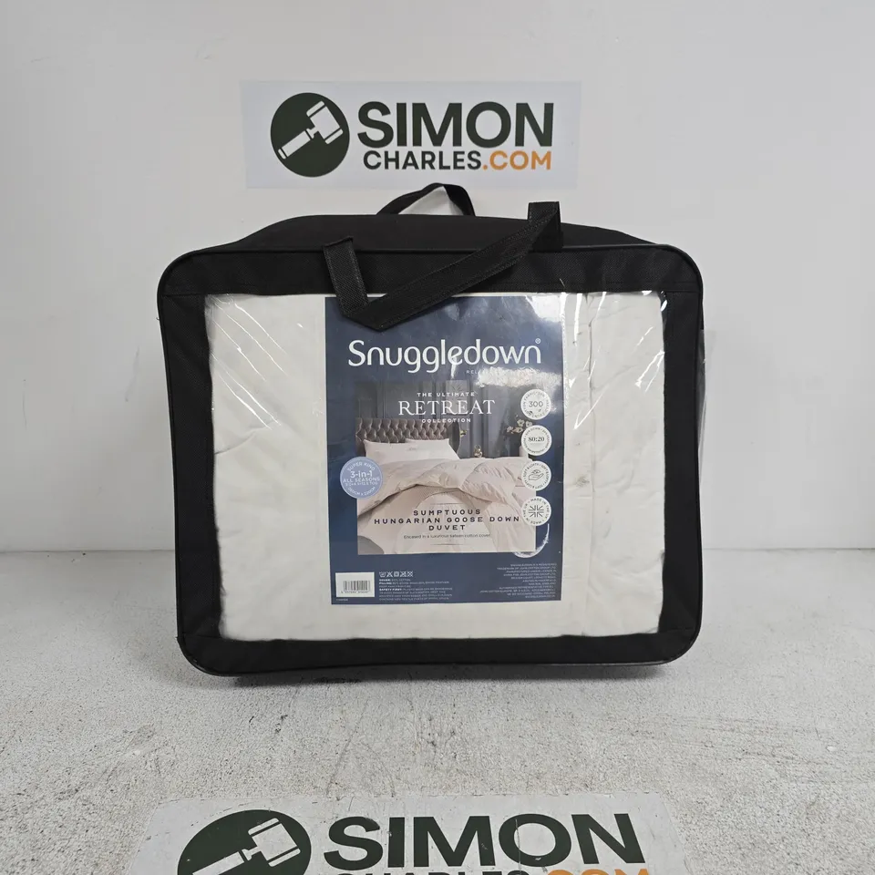 SNUGGLEDOWN THE ULTIMATE RETREAT HUNGARIAN GOOSE DOWN DUVET