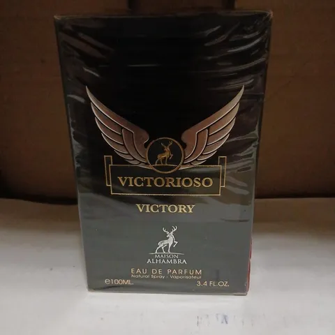 BOXED AND SEALED VICTORIOSO VICTORY MAISON ALHAMBRA EAU DE PARFUM 100ML
