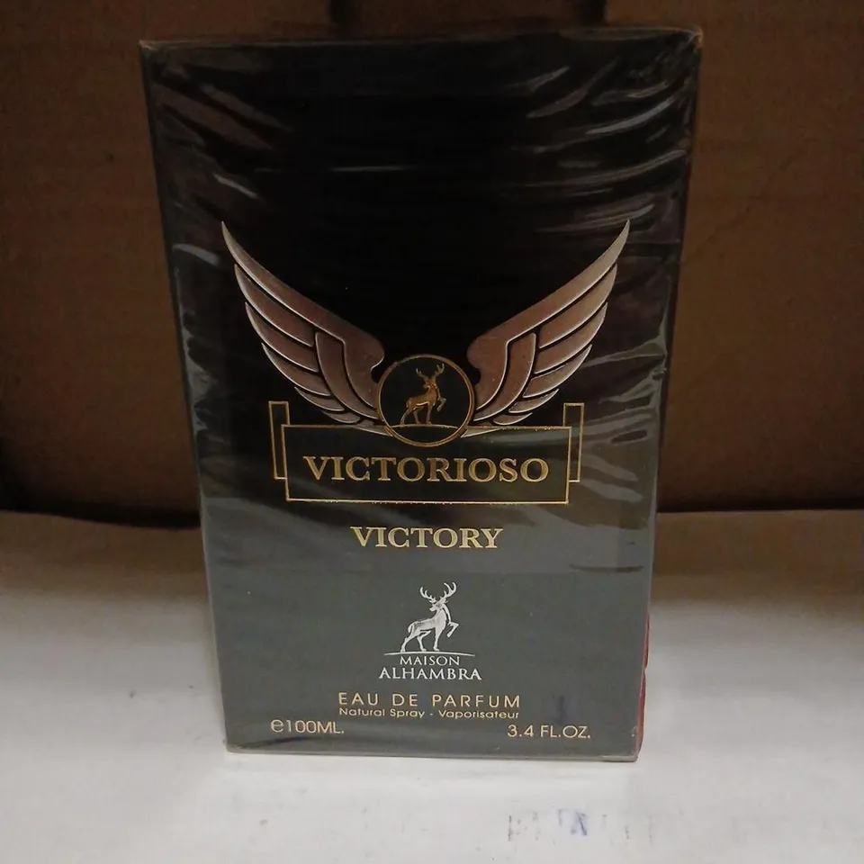 BOXED AND SEALED VICTORIOSO VICTORY MAISON ALHAMBRA EAU DE PARFUM 100ML
