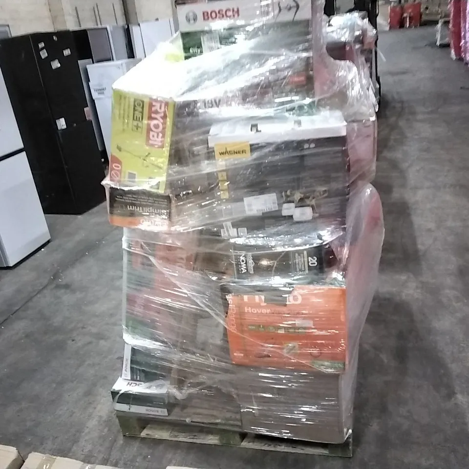 PALLET OF APPROXIMATELY 19 UNPROCESSED RAW RETURN HOUSEHOLD AND ELECTRICAL GOODS TO INCLUDE;