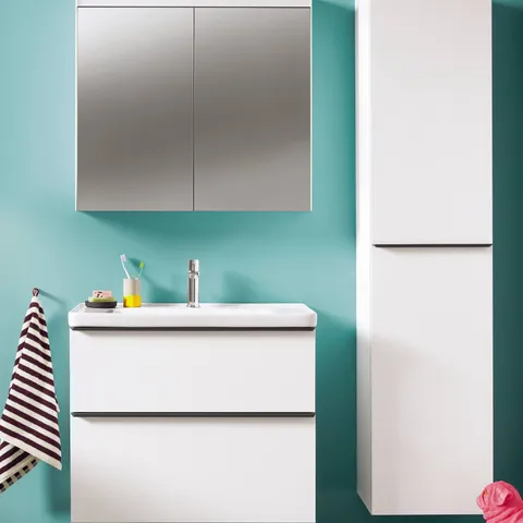 BOXED NEO WALL MOUNTED 2-DRAWER VANITY UNIT (1BOX )