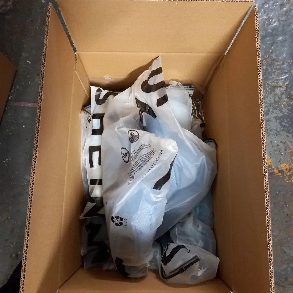 BOXOF  APPROXIMATELY 10 ASSORTED PAIRS OF TROUSERS