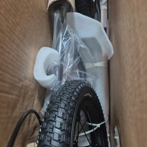 BOXED ZINC 12 INCH BMX SCOOTER IN NEOCHROME - COLLECTION ONLY