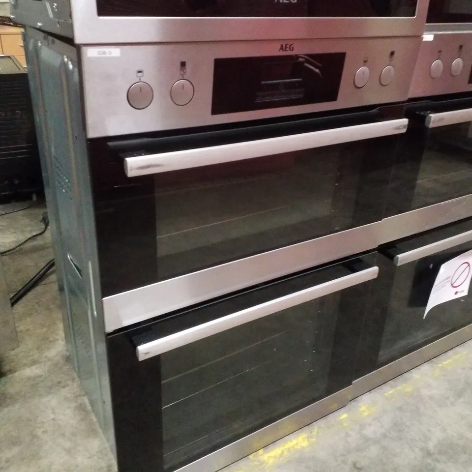 AEG DCB331010M BUILT IN ELECTRIC DOUBLE OVEN