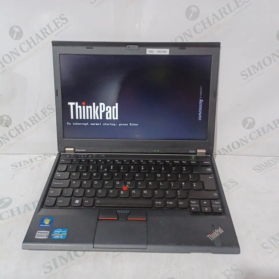 LENOVO THINKPAD X230 LAPTOP IN BLACK