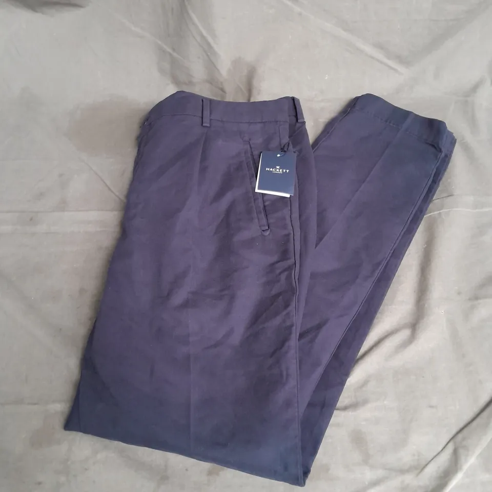 HACKETT DOESKIN TROUSERS IN MIDNIGHT BLUE SIZE 34R
