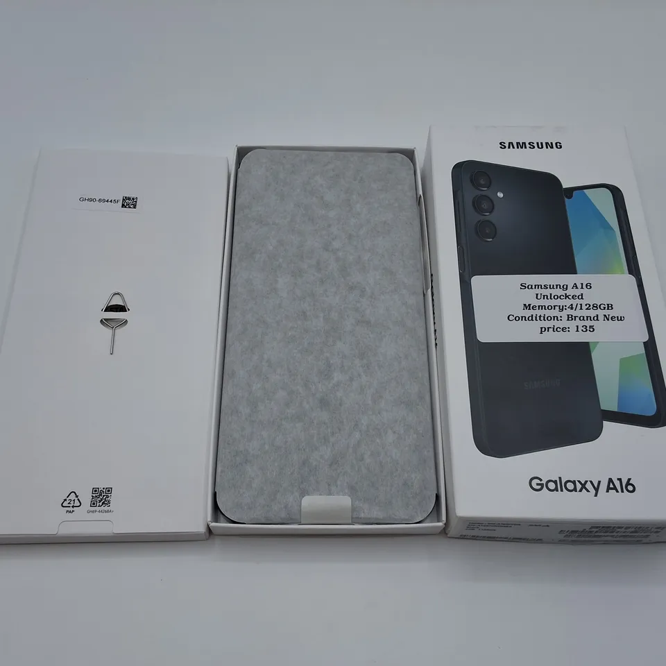 BOXED SAMSUNG GALAXY A16 4GB 128GB IN BLACK - SM-A165F