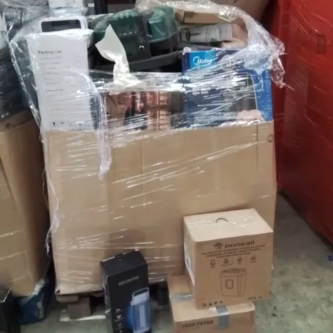 PALLET TO CONTAIN A LARGE QUANTITY OF ELECTRICAL PRODUCTS TO INCLUDE;BUG ZAPPER,DEEP FRYER,PAPER SHREDDER 