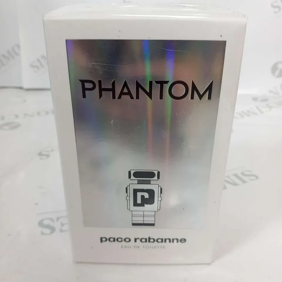 BOXED AND SEALED PACO RABANNE PHANTOM EAU DE TOILETTE 100ML