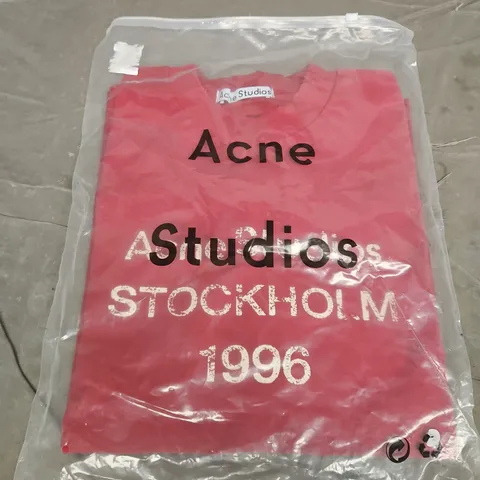 ACNE STUDIOS T-SHIRT – STOCKHOLM 1996 LOGO - SIZE UNSPECIFIED