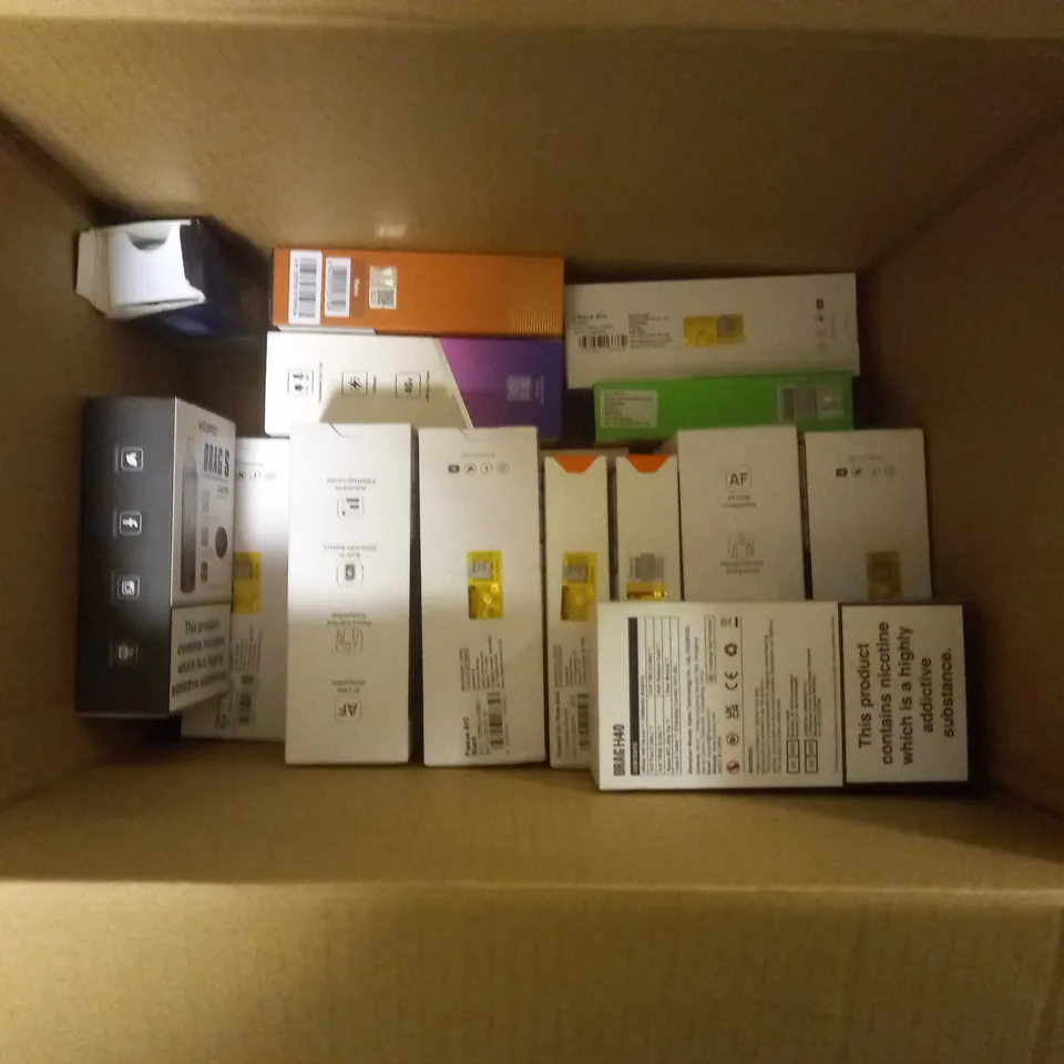APPROXIMATELY 20 BOXED E-CIGARETTES TO INCLUDE VOOPOO AND VAPORESSO 