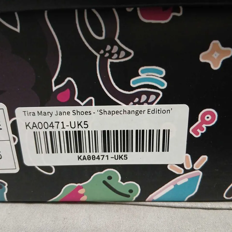 KOI DUNGEONS AND DRAGONS TIRA MARY JANE SHOES – SHAPECHANGER EDITION, BROWN LEATHER, UK5 (KA00471-UK5)