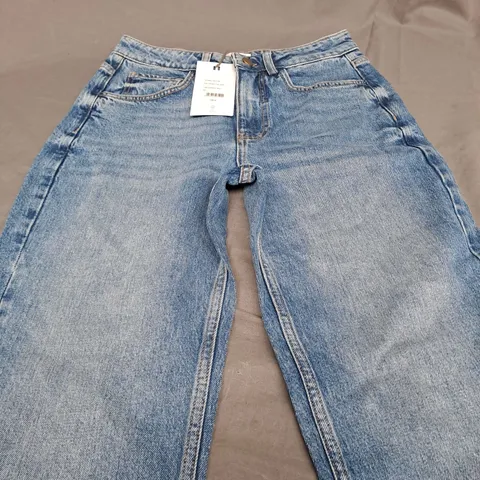 HUSH ALEX STRAIGHT LEG JEANS IN BLUE - SIZE 8S